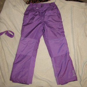 Weatherproof  32 Degree Size 14/16 L Girls Snow Pants with Suspenders